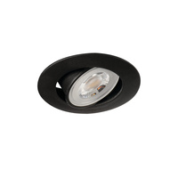 Oprawa Podtynkowa LED Lampa Punktowa Ruchoma 4.8W 450lm 6500K Zimna 36° Czarna FIZU Kanlux