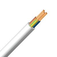 Przewód Kabel OMY 300/300V 3x1mm Biały 1m ELEKTROKABEL