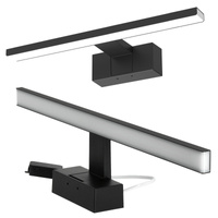 Lampa Ogrodowa Kinkiet Elewacyjny Zewnętrzny LED 8W 560lm 4000K Neutralna IP44 Czarna Lumireflect Kobi