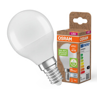 Żarówka LED P45 Kulka E14 4.9W = 40W 470lm 4000K Neutralna 200° PCR LAMPS Osram