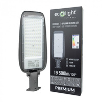 Lampa Uliczna Drogowa LED 150W 19500lm 4000K Neutralna IP65 130lm/W PREMIUM Ecolight