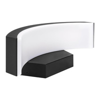 Kinkiet Ogrodowy Elewacyjny Lampa Ścienna LED 9W CZARNA BELLA