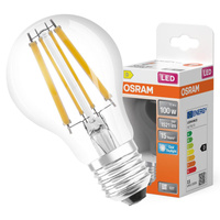 Żarówka LED A60 E27 11W = 100W 1521lm 6500K Zimna 300° Retrofit Filament CLASSIC Osram