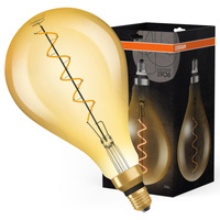 Żarówka LED Dekoracyjna A160 E27 4W = 28W 300lm 2000K Ciepła 300° Vintage 1906 Osram