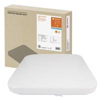 Panel LED Oprawa Lampa Sufitowa 24W 2000lm 3000K - 4000K - 5000 K CCT Natynkowa Biały 33x33cm Surface Ledvance