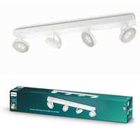 Lampa Sufitowa Reflektor LED 18W 2000lm 2700K Biała Clockwork Philips