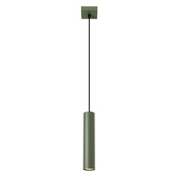 Lampa Wisząca Sufitowa Zwis Tuba Spot 1x GU10 Oliwkowa Lagos Ocean Green SL.1484 Sollux