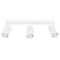 Lampa Sufitowa Reflektor Tuba Spot 3x GU10 Biała Karbon Deep Space SL.1543 Sollux