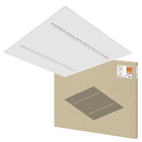 Panel LED Oprawa Biurowa Lampa Sufitowa 33W 4000lm 4000K Neutralna Ściemnialna Podtynkowa Natynkowa Biały 62x62cm UGR16 Zigbee IndiviLED® Ledvance