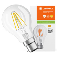 Żarówka LED A60 B22d 6.5W = 60W 806lm 2700K Ciepła Biała FILAMENT LEDVANCE