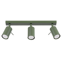 Lampa Sufitowa Reflektor Tuba Spot 3x GU10 Oliwkowa Ring Bittersweet Shimmer SL.1502 Sollux