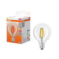 Żarówka LED G95 Kula E27 11W = 100W 1521lm 2700K Ciepła CRI90 300° Filament Ściemnialna SUPERSTAR PLUS CLASSIC Osram