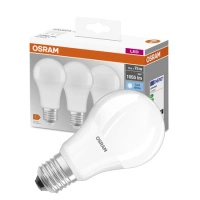 3x Żarówka LED A60 E27 10W = 75W 1055lm 4000K Neutralna 150° BASE Osram