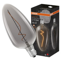 Żarówka LED Dekoracyjna A125 E27 4W = 15W 140lm 1800K Ciepła 300° Dymiona Ściemnialna Vintage 1906 Osram