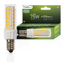 Żarówka LED E14 Tubularna T25 10W = 75W 970lm 6500K Zimna 320° LUMILED