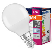 Żarówka LED P45 Kulka E14 4.9W = 40W 470lm 4000K Neutralna 150° VALUE CLASSIC Osram