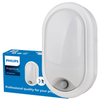 Lampa Zewnętrzna Kanałowa LED 15W 1400lm 4000K IP54 z Czujnikiem Ruchu i Zmierzchu Biała ProjectLine Philips