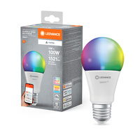 Żarówka LED E27 14W = 100W 1521lm RGBW CCT Ściemnialna SMART+ Matter WiFi Classic Ledvance