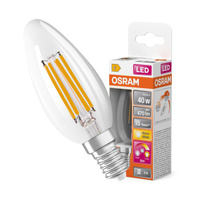 Żarówka LED B35 Świeczka E14 4W = 40W 470lm 2200-2700K CCT 300° Ściemnialna SUPERSTAR Osram