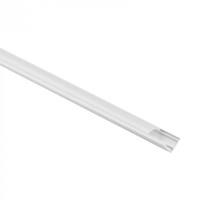 Profil Aluminiowy LED Narożny Natynkowy Biały 2m z Kloszem Mroźnym do Taśm LED + Zaślepki seria RW Ecolight