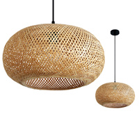 Lampa Wisząca Dekoracyjna Zwis Bambusowa E27 Boho Belmo Kobi