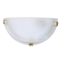 Półplafon Kinkiet Ścienny Lampa LED E27 Biały Klasyczny Alabastro 3001 Rabalux