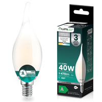 Żarówka LED E14 Świeczka BA35 2,2W 470lm = 40W 4000K Neutralna 360° Filament KLASA A LUMILED