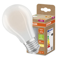 Żarówka LED A60 E27 2.2W = 40W 470lm 3000K Ciepła 320° Filament CLASSIC ENERGY EFFICIENCY Osram