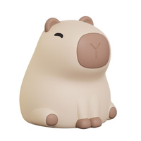 Lampka Dekoracyjna LED 1W 3000K RGBW Beżowy Ściemnialna Kapibara Sanico Goldlux