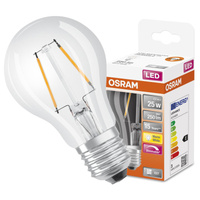 Żarówka LED A60 E27 2.2W = 25W 250lm 2700K Ciepła 300° Ściemnialna Retrofit Filament CLASSIC Osram