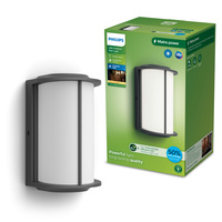 Kinkiet Ogrodowy Lampa Elewacyjna Zewnętrzna LED 4.3W 800lm 2700K IP44 Antracyt Reese Ultra Efficient Philips