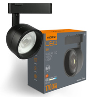 Lampa LED do Szyny Magnetycznej 18W 1700lm 4000K Neutralny CRI90 36° Czarna VIDEX