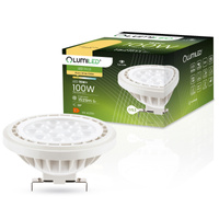 Żarówka LED G53 Reflektor AR111 15W = 100W 1521lm 3000K Ciepła 38° 12V LUMILED