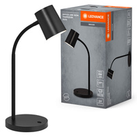 Lampa Stołowa Oprawa Biurkowa Stojąca GU10 Czarny USB-C Office Line Ledvance