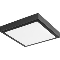 Plafon LED Lampa Sufitowa 2x E27 z Czujnikiem mikrofalowym SOLEN kwadratowy czarny
