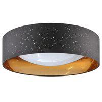 Oprawa Sufitowa PLAFON LED Lampa TULUZA 24W 2600lm 4000K 40cm Czarna GOLDLUX (Polux)