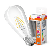 Żarówka LED ST64 Edison E27 5.8W = 60W 806lm 4000K Neutralna CRI90 300° Filament Ściemnialna SUPERSTAR PLUS CLASSIC Osram