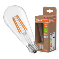 Żarówka LED ST64 E27 2.2W = 40W 470lm 4000K Neutralna 330° Filament CLASSIC ENERGY EFFICIENCY Osram