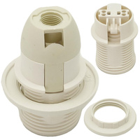 Oprawka izolacyjna z kołnierzem E14 OTE14-01 4A 250V BIAŁA KON