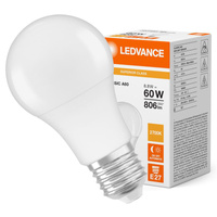 Żarówka LED E27 A60 8.8W = 60W 806lm 2700K Ciepła 200° Ledvance