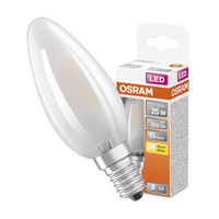 Żarówka LED B35 Świeczka E14 2.5W = 25W 250lm 2700K Ciepła 300° Retrofit Filament CLASSIC Osram