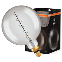 Żarówka LED Dekoracyjna G200 Kula E27 4.8W = 16W 150lm 1800K Ciepła 320° Dymiona Filament Ściemnialna Vintage 1906 Osram