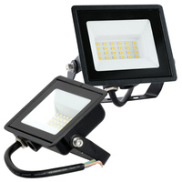 Naświetlacz LED Zewnętrzny Ogrodowy 20W 1620lm 4000K Neutralny 120° IP65 IK05 Czarny MH Kobi