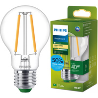 Żarówka LED E27 A60 2.3W = 40W 485lm 210lm/W 2700K Ciepła 300° KLASA A UltraEfficient Philips