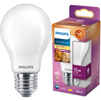 Żarówka LED E27 A60 7.2W = 75W 1055lm 2200-2700K Ciepła CRI90 FILAMENT Ściemnialna WarmGlow Philips