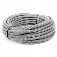 Rura Karbowana RKGL 20mm 320N Peszel z Pilotem do Zabezpieczania Kabli 25m Szary MINBUD