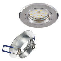 Oprawa Podtynkowa GU10 Halogenowa Wpuszczana Spot Oczko Chrom Okrągła Kobi