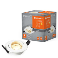 Oprawa Podtynkowa GU10 4.3W 345lm 230V 2700K Ciepła Ra ≥ 90 Biała LED SPOT LEDVANCE