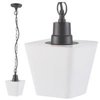 Lampa zewnętrzna oprawa ogrodowa wisząca GIZA E27 GOLDLUX (Polux)