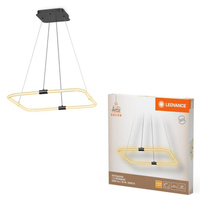 Lampa Sufitowa Wisząca Dekoracyjna LED 18W 2000lm 3000K Ciepła Ściemnialna Szary Decor Ledvance